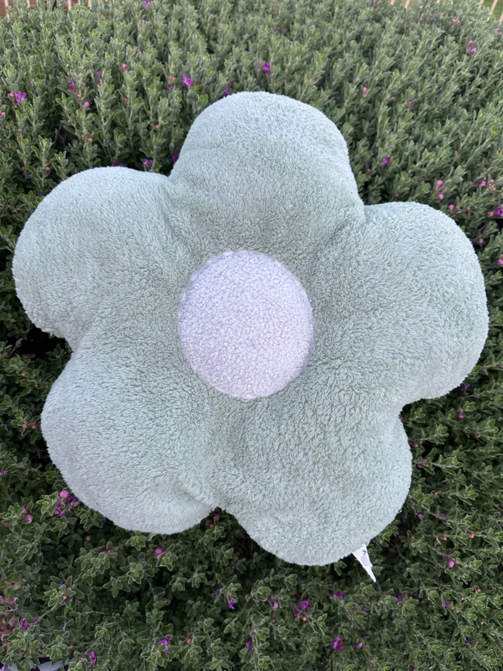 Aroma Home Soft Mint Green Plush Accent Pillow-used/great condition